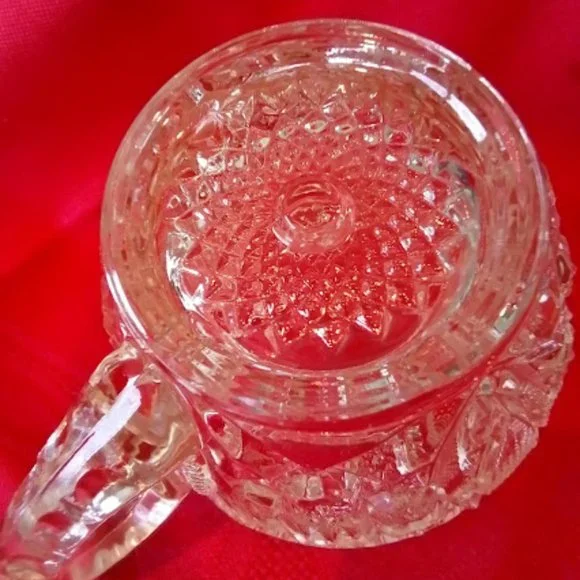 Vintage Cut Glass Creamer - Picture 6 of 6